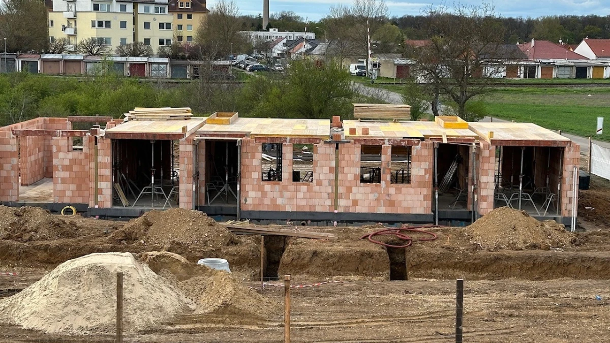 Založení hrubé stavby - prvních 1-5 RD