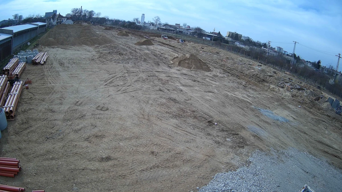 Zemní práce a výkop páteřní kanalizace